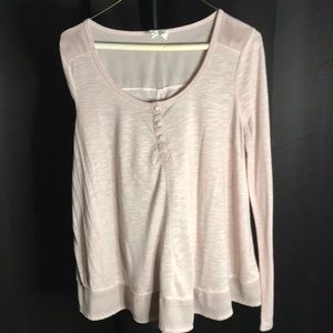 pink long sleeve shirt